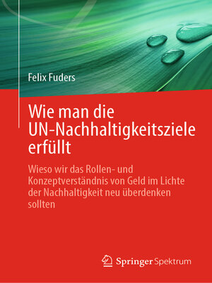 cover image of Wie man die UN-Nachhaltigkeitsziele erfüllt